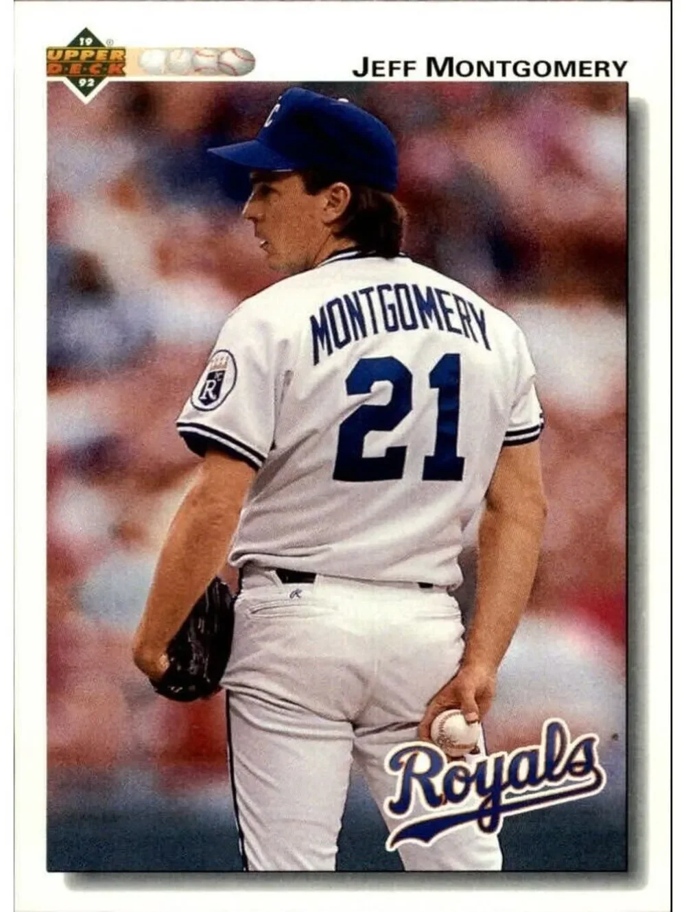 Jeff Montgomery 1992 Upper Deck MLB #627 Baseball Card Kansas City Royals